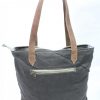 Canvas Tote Bag Checks Design - Image 2