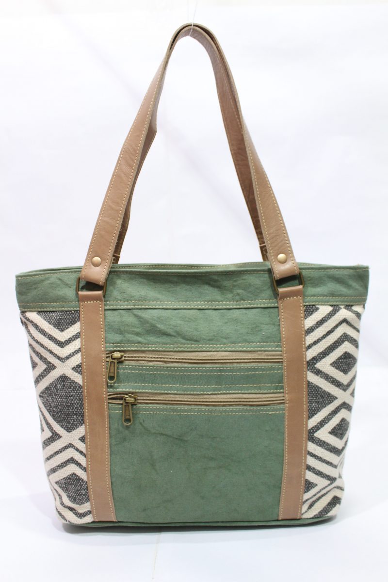 Printed Canvas Tote Bag - Image 2