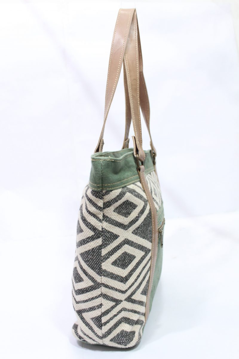 Printed Canvas Tote Bag - Image 3