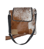 Hairon Leather Crossbody Tote Bag