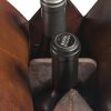Wine Carrier. For two Bottles Leather one Wine Tote. Wine Holder. Engraved Wine Tote. Leather bottle holder - Image 4