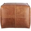 Leather moroccan pouf ottoman for Home by CraftShades - Image 14