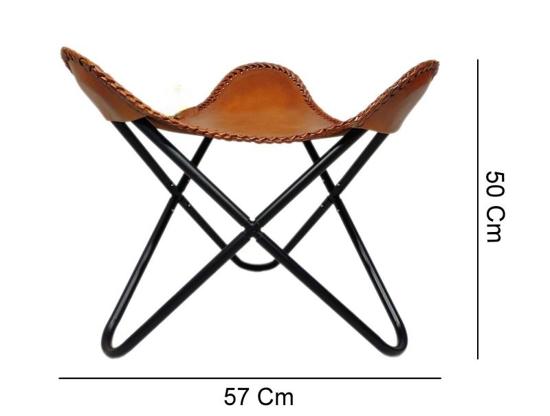 Butterfly Leather Stools - Image 3