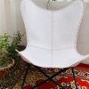 Handcrafted Leather Butterfly Chair, Handmade chair, foldable chair, White Colour - Image 6