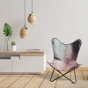Handmade Leather Butterfly Chair, Handmade chair, foldable chair - Image 2