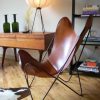 Handmade Buffalo leather 2 Butterfly Chair - Image 4