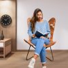 CraftShades Handmade Hairon Leather Butterfly Chair - Image 2