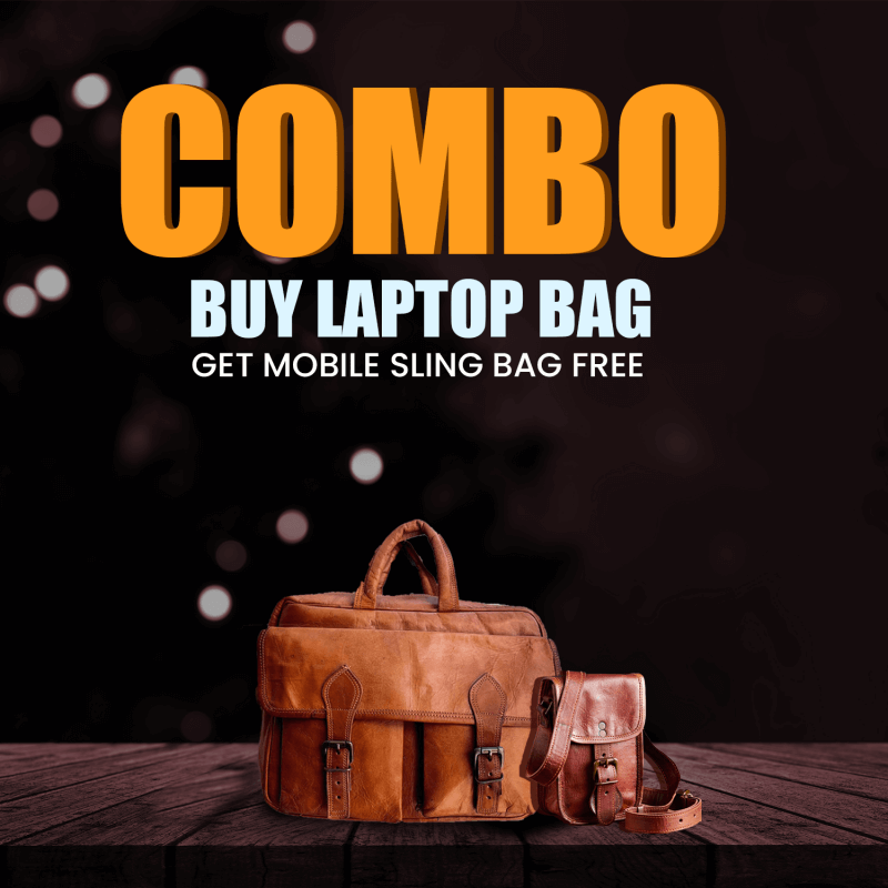 Craftshades – Handcrafted Mobile Sling Bag & laptop bag | 100% Genuine Leather