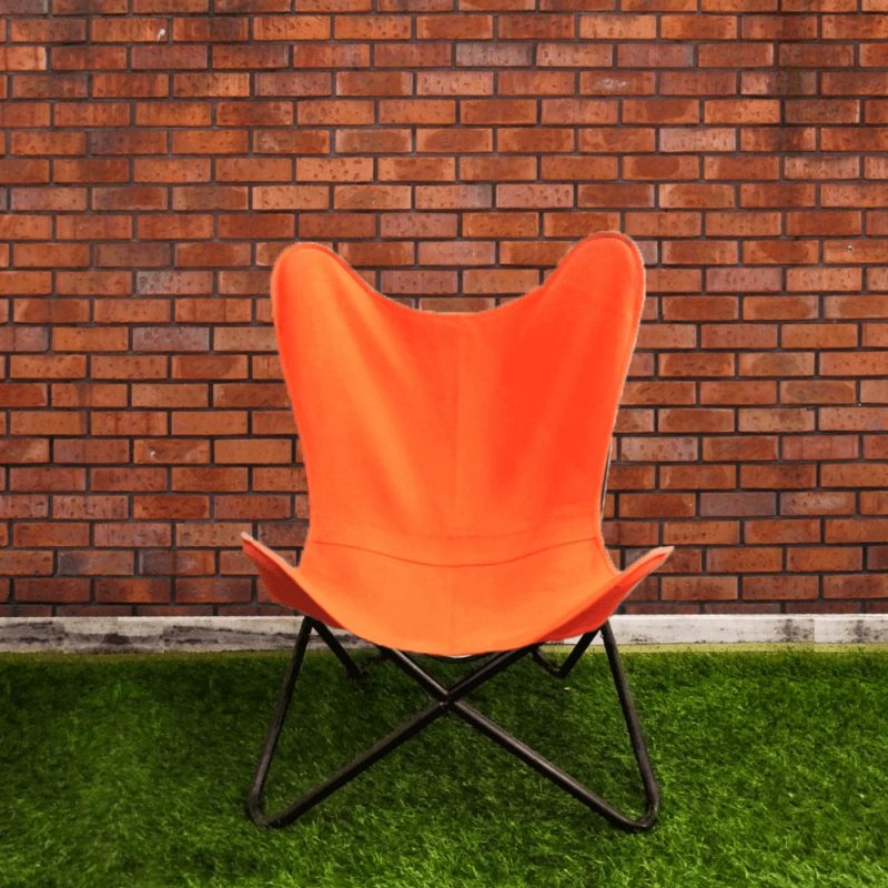 Handmade crafted Canvas Butterfly chair - Image 2