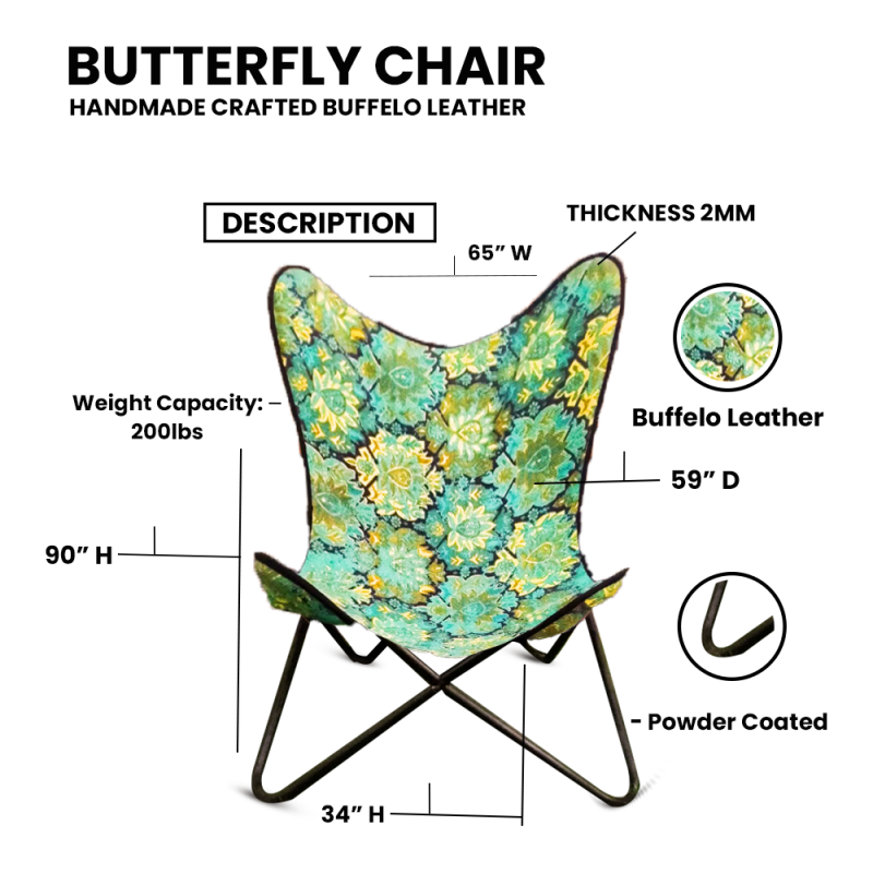 Hand crafted butterfly chair - Image 3