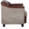 Leather Canvas Polo Sofa - Image 3