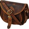 CraftShades - 7*9 inch buffalo Leather Sling Bag For Girls and Boys | 100% Genuine Leather - Image 2