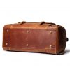 CraftShades: 20 inch Buffalo Leather Duffle Bag with Shoes Compartment| 100% Genuine Leather - Image 4