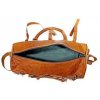 Craftshades Combo - 3 Outer Pockets 24" Edge Handcrafted Duffle Leather Bag & Toiletry Bag - Image 6
