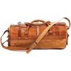 Craftshades Combo - 3 Outer Pockets 24" Edge Handcrafted Duffle Leather Bag & Toiletry Bag - Image 5