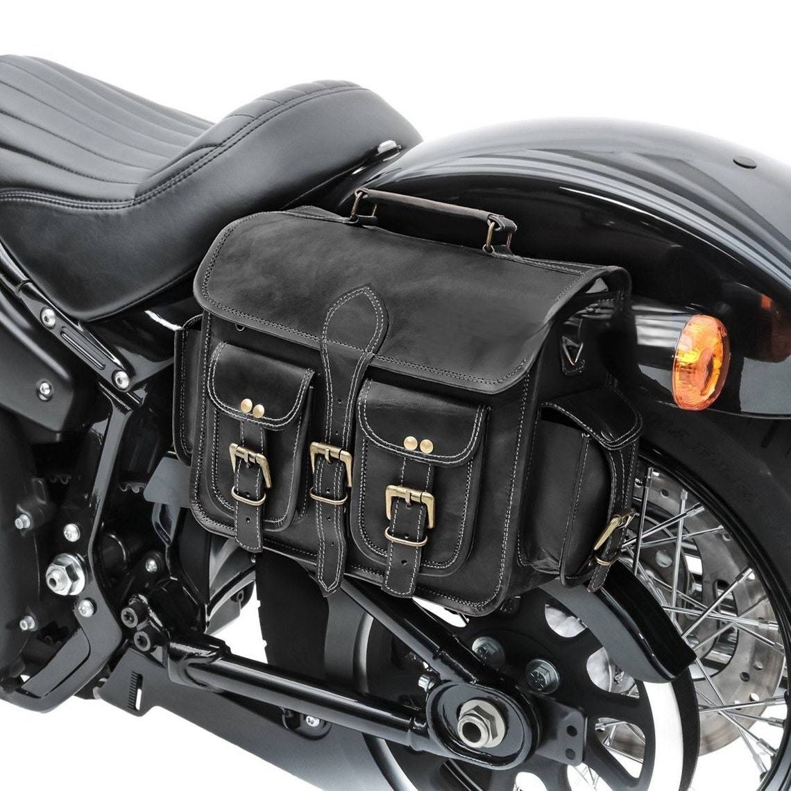 leather saddlebags for bicycles