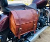 CraftShades Classic Leather Motorcycle Saddlebag
