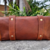 Craftshades Leather Handmade combo Saddle Bag Motorcycle Luggage Pannier bag - Image 3