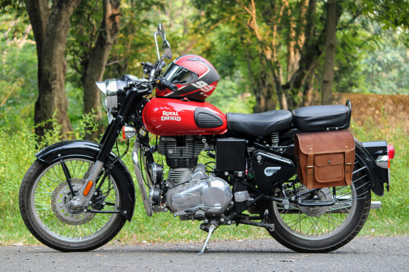 Craftshades Motorcycle Side Panniers Bag, Motorcycle Side Pouch, Brown Leather Side Pouch, Set of 2 Saddlebags, Saddle Panniers, Leather Bike Bag - Image 2
