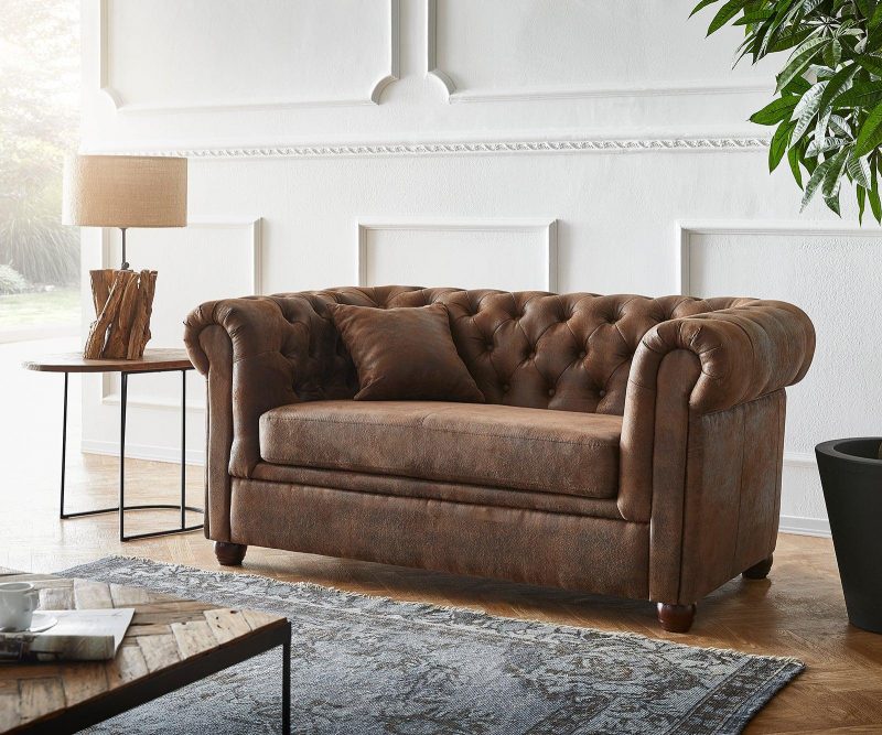 Craftshades Vintage 2- Seater Chesterfield Sofa - Image 5