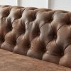 Craftshades Vintage Brown Chesterfield 3 Seater Sofa (Copy) - Image 3