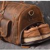 Craftshades Vintage Leather men's Travel Duffle luggage Bag - Image 4