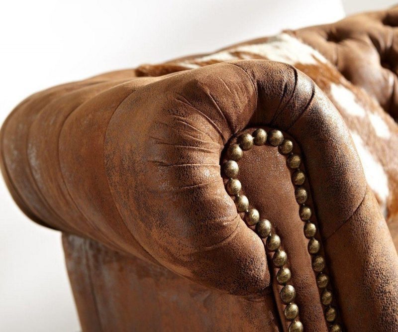 Craftshades Vintage Chesterfield 3 Seater Sofa - Image 5
