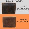 Craftshades Leather Men Laptop Messenger Full Flap Messenger Briefcase Bag 16 inch - Image 6