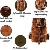 Craftshades Men's Buffalo Genuine Leather Backpacks  Bag Dopp Kit Shaving Bags And Grooming For Travel - Image 2