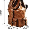 Craftshades Men's Buffalo Genuine Leather Backpacks  Bag Dopp Kit Shaving Bags And Grooming For Travel - Image 5