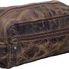 Craftshades Leather Toiletry Bag For Men Women - Image 5