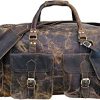 Craftshades Large 28 inch duffel bags for men leather travel bag - Image 4