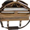 CraftShades 16 Inch Buffalo Leather Briefcase Laptop Messenger Bag Office Briefcase College Bag for Men and Women - Image 4