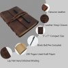 Craftshades Leather Journal Writing Notebook - Genuine Leather Bound Daily Notepad for Men & Women - Image 3