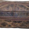 Craftshades Leather Toiletry Bag For Men Women - Image 3