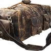 Craftshades Large 28 inch duffel bags for men leather travel bag - Image 5