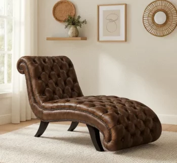 Craftshades Colonial Brown Chesterfield lounge