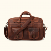 CRAFTSHADES ROOSEVELT BUFFALO LEATHER PILOT BAG - LARGE - Image 6