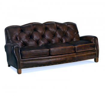 3 seater chesterfield leather sofa