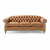 3 seater chesterfield leather sofa