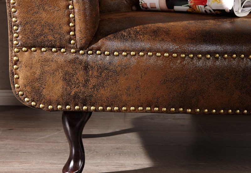 Craftshades Vintage Brown Chesterfield Lounge - Image 4