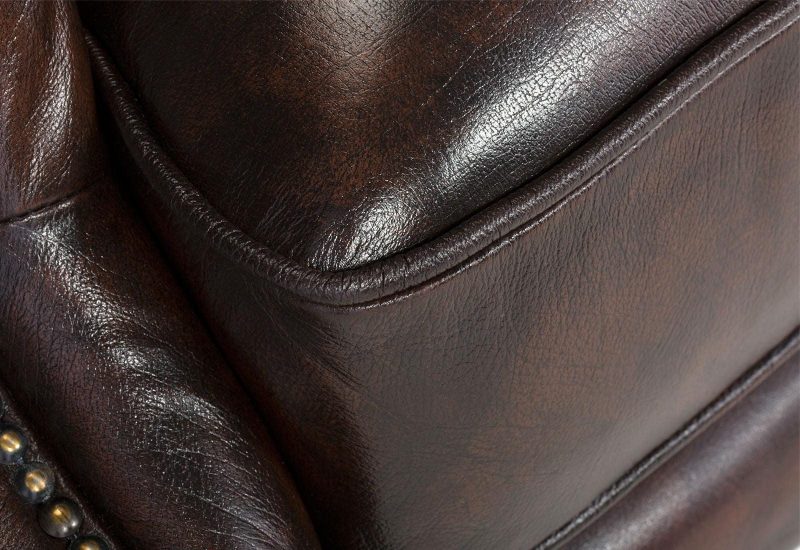 Craftshades Colonial Brown Chesterfield Wing Chair -CraftShades - Image 6