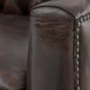 Craftshades Colonial Brown Chesterfield Set of 3 Sofas - Image 3