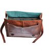 CraftShades  Combo Offer - Handmade Leather Laptop Big Pocket Bag, & Brown Belt - Image 6