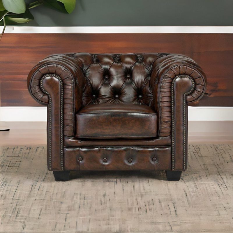 Craftshades Traditional Chesterfield 1 Seater - Image 7