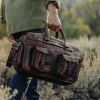 CRAFTSHADES ROOSEVELT BUFFALO LEATHER PILOT BAG - LARGE - Image 2