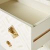 Bone Inlay Optical Inlay Chest of 9 Drawers in White - Image 5