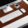 CraftShades Desk Mat for Premium Goat Leather Large Laptop mat | Extended Mouse pad and Keyboard Desk pad |  | Reversible Deskspread - - Image 5