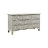 Bone Inlay Chest of 7 Drawers Hexagonal Design in Black Color (Copy) - Image 3