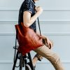 Craftshades –Leather 13*18 inch Gym Bag | 100% Genuine Leather - Image 2